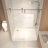 Frameless Sliding Bathtub Door, Tub Shower Door, 5/16" (8Mm) Clear Tempered Glass, Stainless Steel Frame-120558952