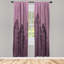 Ebern Designs, rideaux champêtres, pins ombrés de la forêt-998304060-998304053