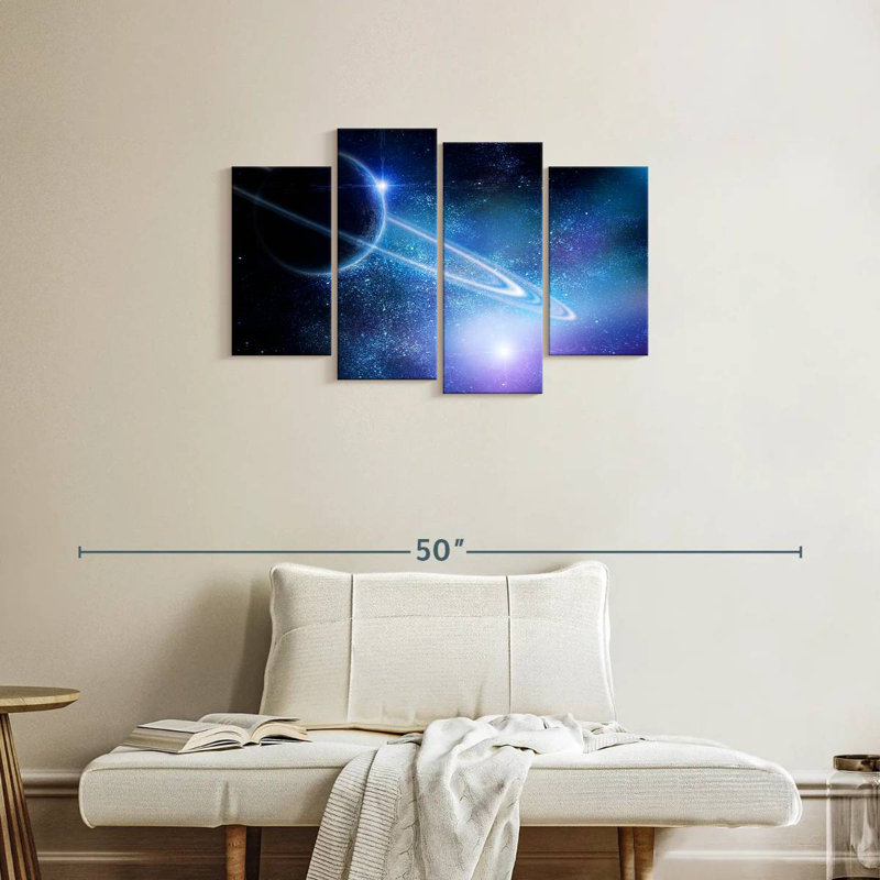 Oberle Ringed Saturn, 22"H x 36"W