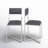 Aleko 18'' H Faux Leather Upholstered Metal Side Chair-97134146