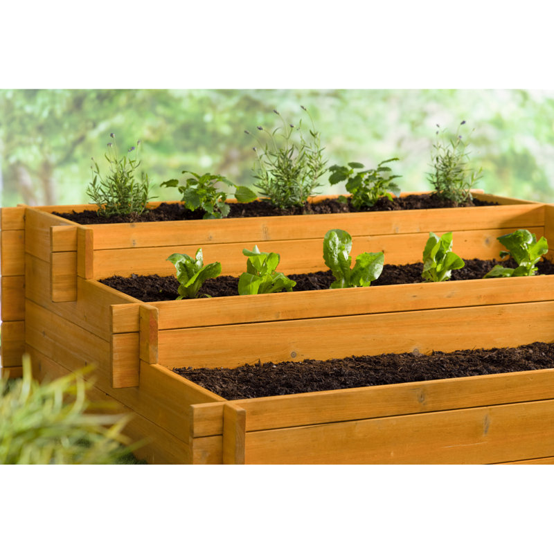 Tablette de jardin en bois