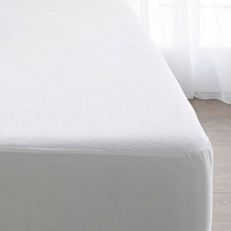 Barner Ultimate Waterproof Terry Mattress Protector - Deep Pockets, Breathable & Hypoallergenic Shield, Single
