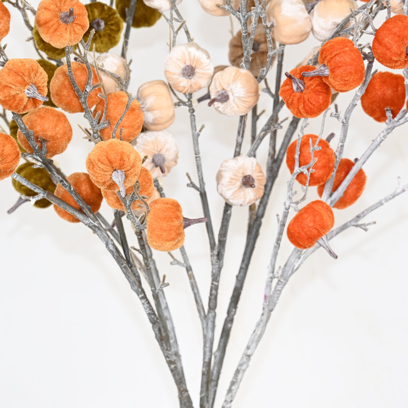 Arrangement floral de citrouille artificielle d'automne de l'Action de grâce pour la bourre de vase