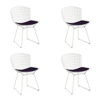 Chaise d'appoint de patio avec coussin Miskell
