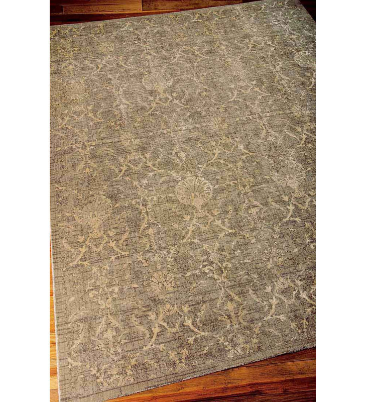 Tapis en laine / soie Eidelweiss, Rectangle 2 pi 3 po x 3 pi