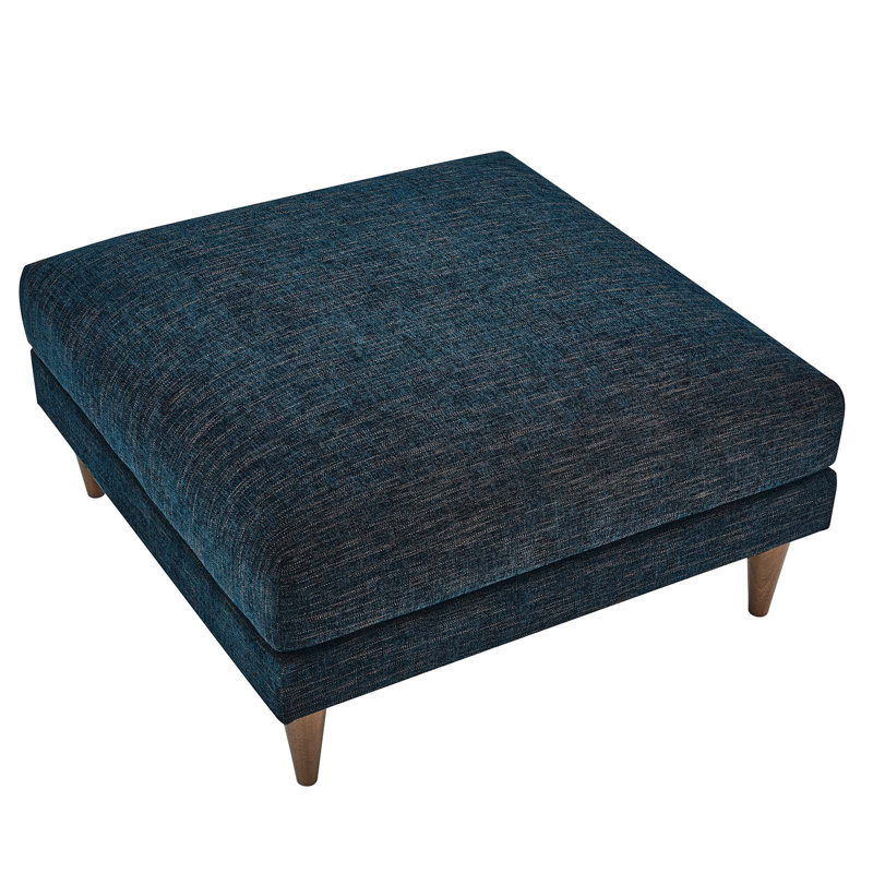 Repose-pieds rembourré Modway Zoya, 100 % polyester bleu marine