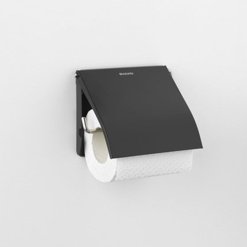 Porte-papier hygiénique mural Brabantia, Noir mat