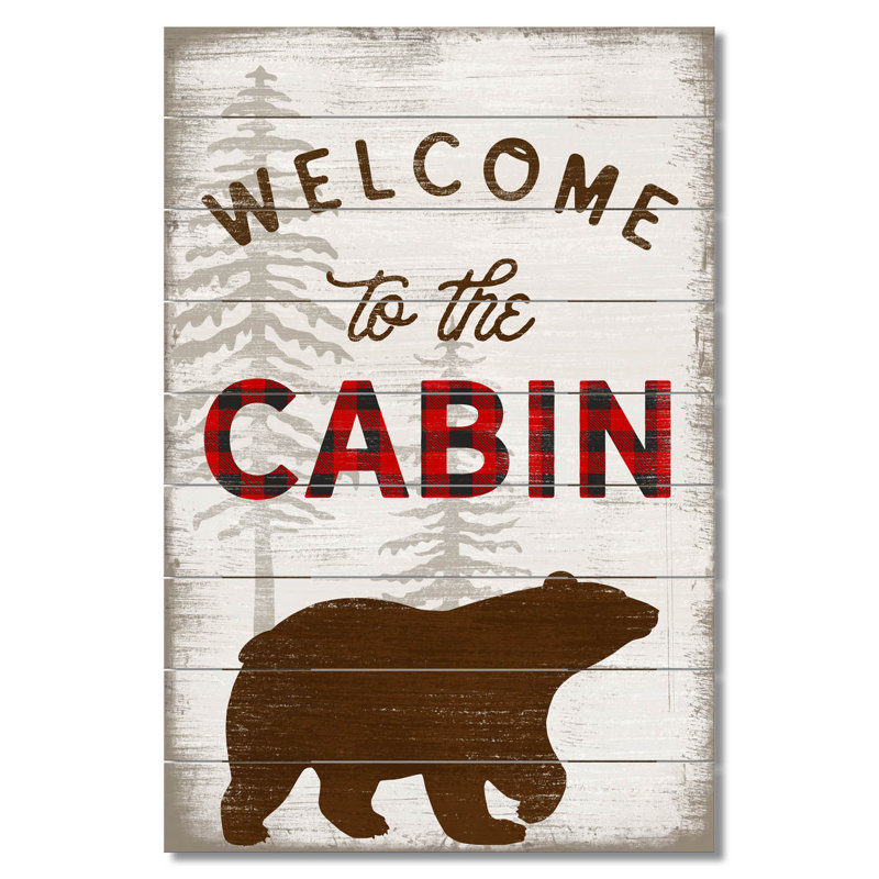 Décoration murale welcome to the cabine