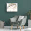 Art mural sur toile tendue - «Peaceful Rest II» de Victoria Barnes pour décoration de salon, de chambre à coucher ou de bureau - 24 x 32