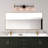 Satilla 4-Light Dimmable Modern Black/Brass Vanity Light-1181138267