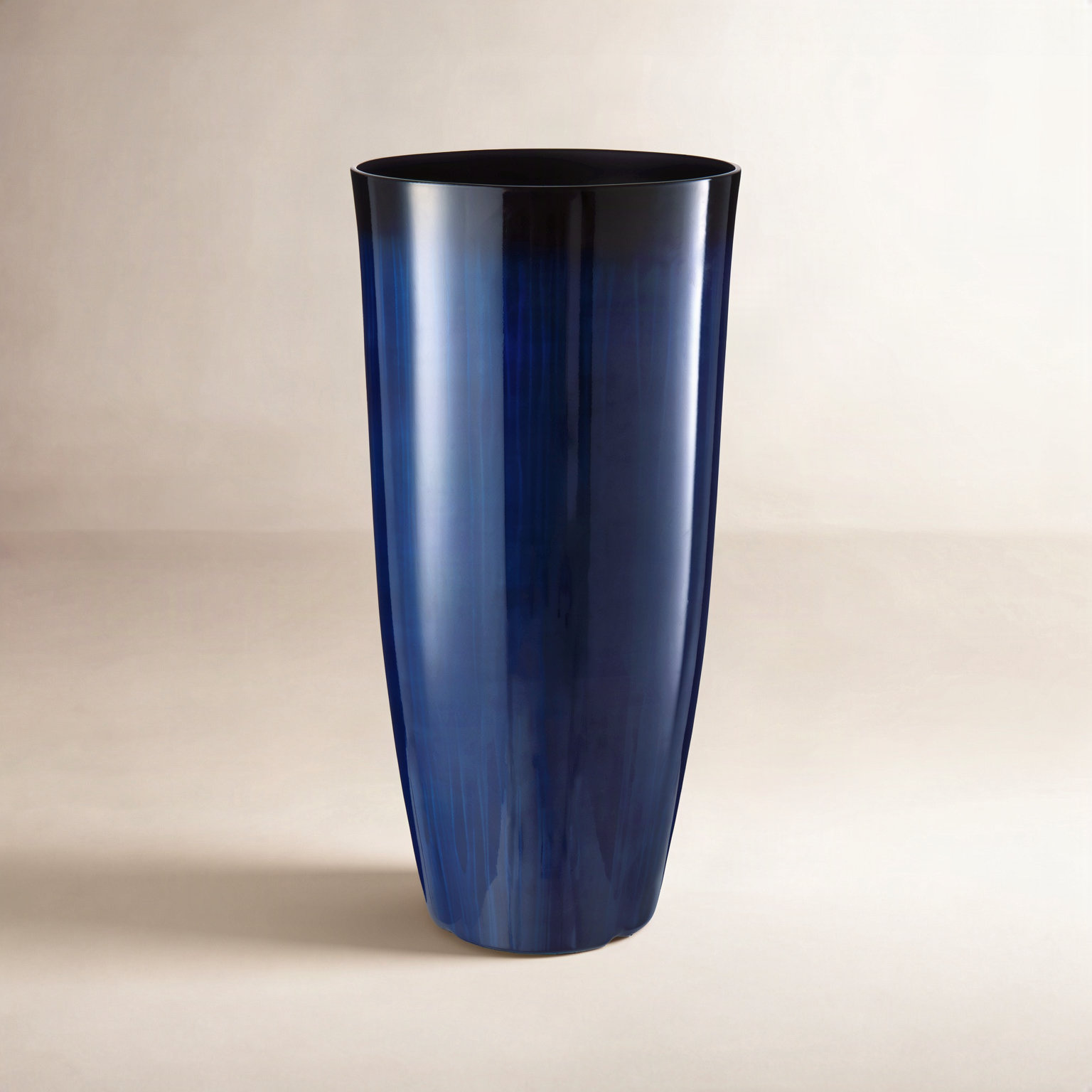 Pot Planter, Gradient Cobalt Blue, 30"H X 15" W X 15"D