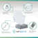 6" Slim Recessed LED, 12W, 3000K Warm White, Dimmable