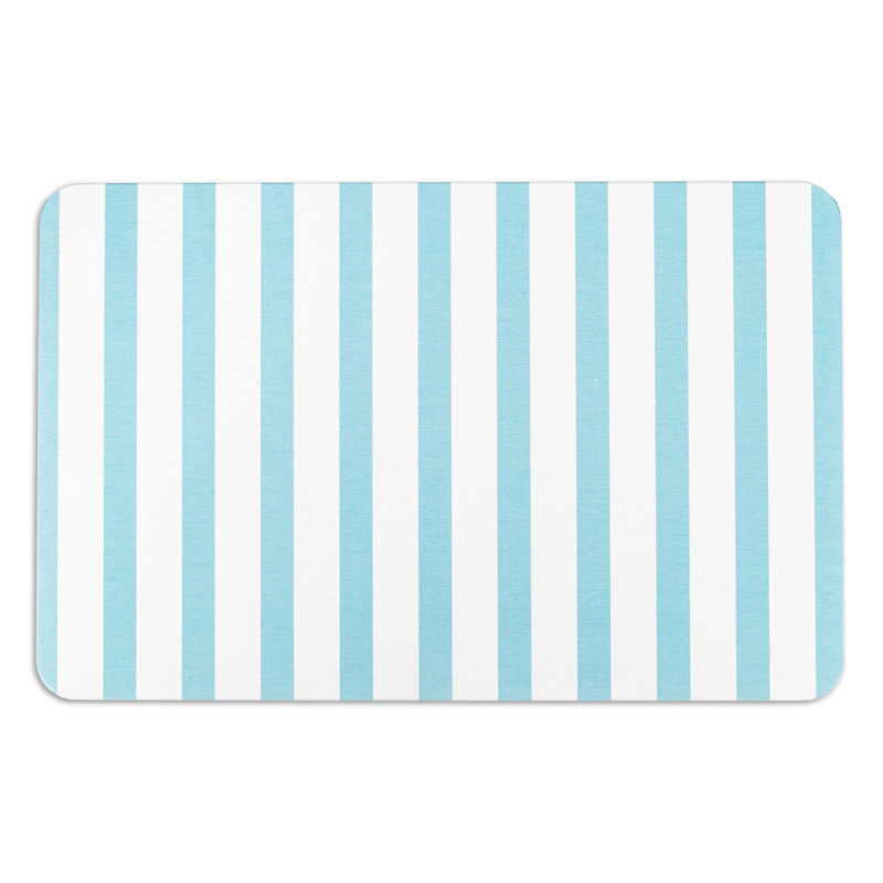 Tapis de bain rayé