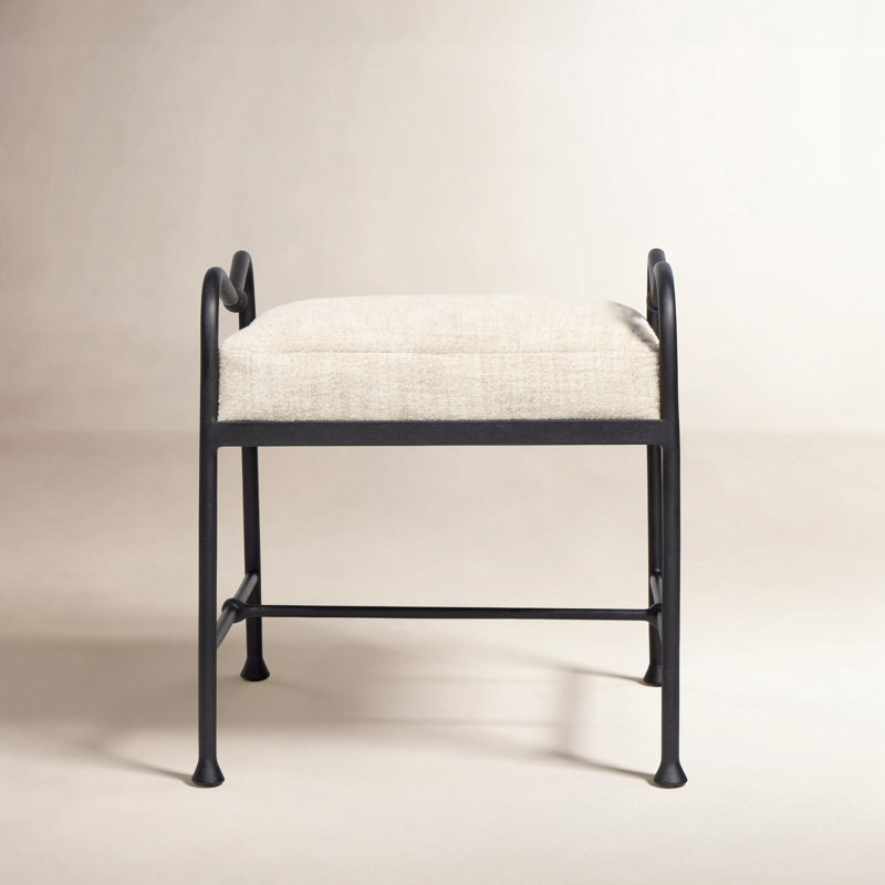 Leona Upholstered Accent Stool