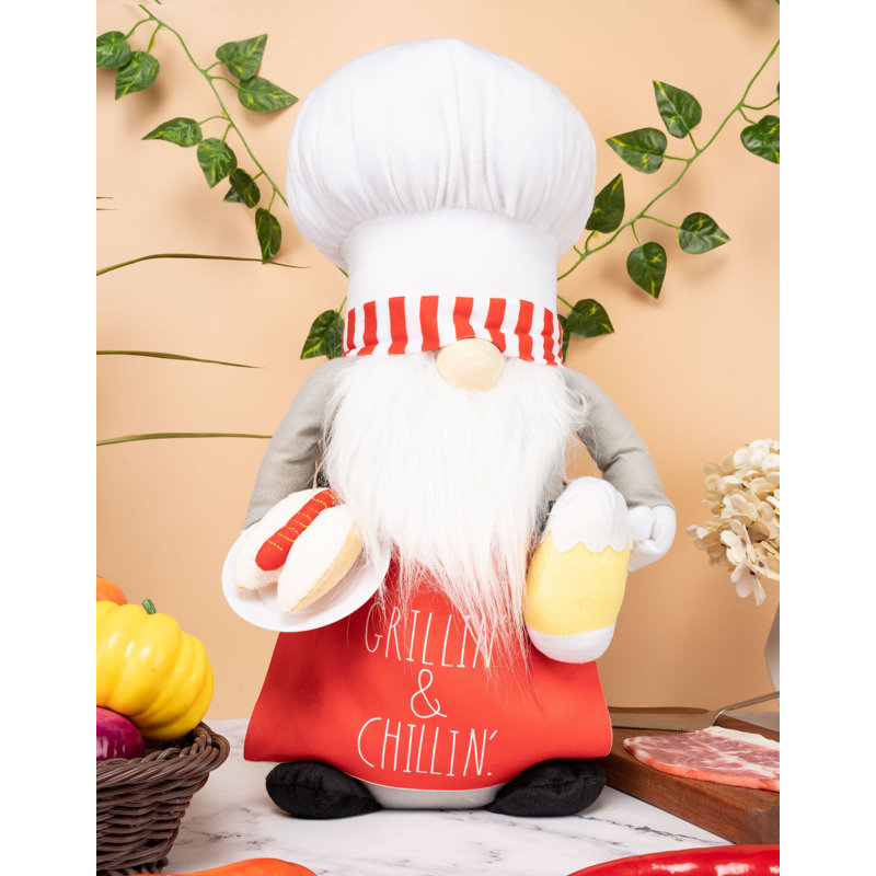 Gnome à bière Dellin Grillin 'et Chillin