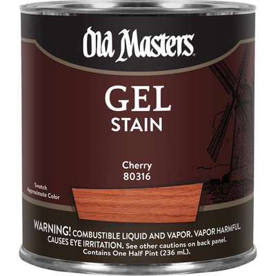Old Masters 80316 1/2Pt Cherry Gel Stain-1PK