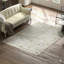 Floral Area Rug in Gray-1430793265