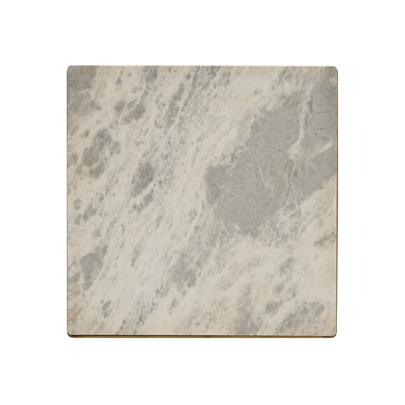 Roberta Coffee Table-Sandblasted White Marble