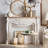 French retro carved storage decorative cabinet