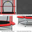 Gymax Hexagon Backyard Trampoline with Safety Enclosure-51012296
