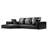Kent Upholstered L-Shaped Sectional Right Hand Facing