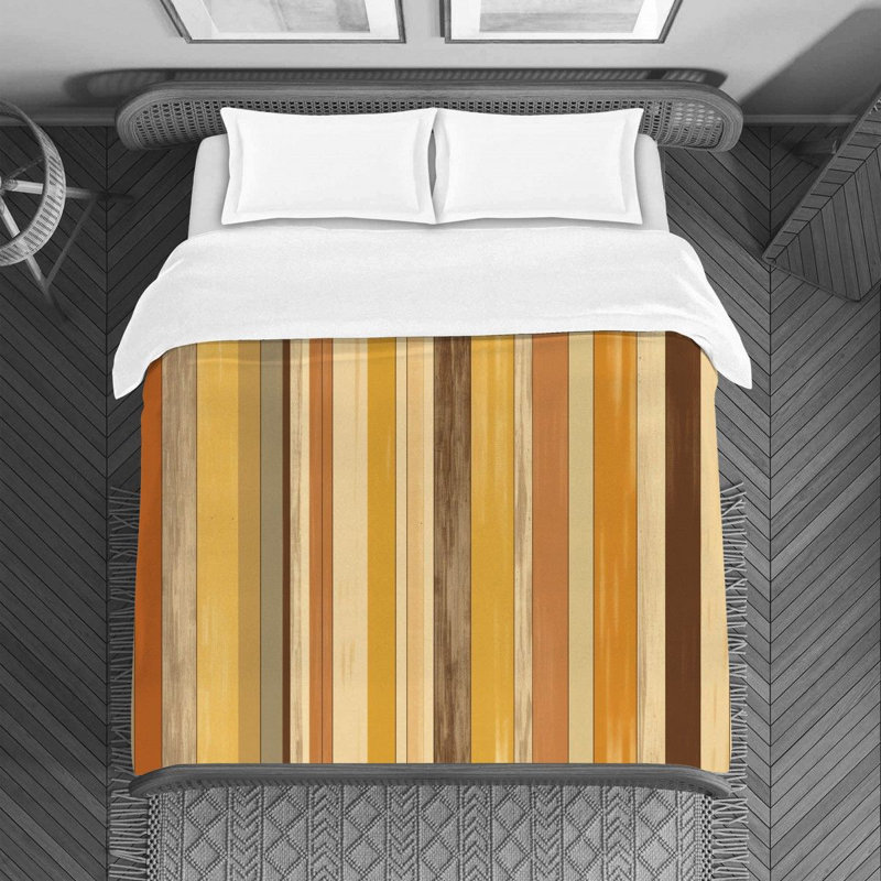 Vertical Stripe Bedding, King Duvet Cover