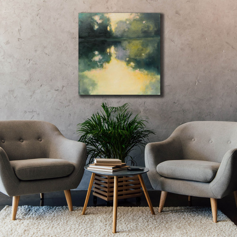  «Summer Glow» par Julia Purinton, art mural sur toile, 12 po x 12 po, H 37 po x l 37 po x P 1,5 po