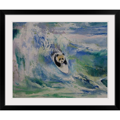«Massengill Panda Surfer» par Michael Creese, reproduction d'art