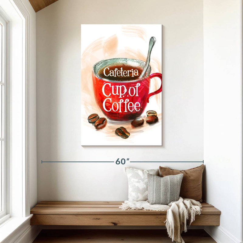 Yarlin Cafeteria Coffee Sign, 45" H x 30" W