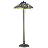 Preston 63'' Bronze Traditional Floor Lamp with Outlet