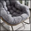 Chaise berçante d'extérieur en rotin-364825360