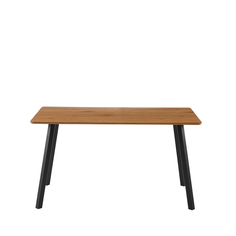 Rectangular with Steel Base Dining Table