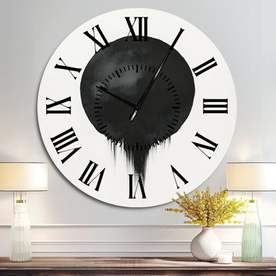 Horloge murale abstraite Solite Dot and Stroke
