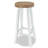 Tabouret de bar en bois de teck massif-1008129633