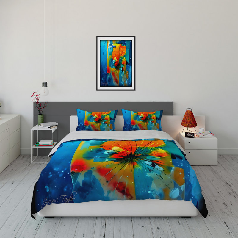The Butterfly Effect Duvet Cover Set, Queen Duvet Cover + 2 Standard Pillowcases