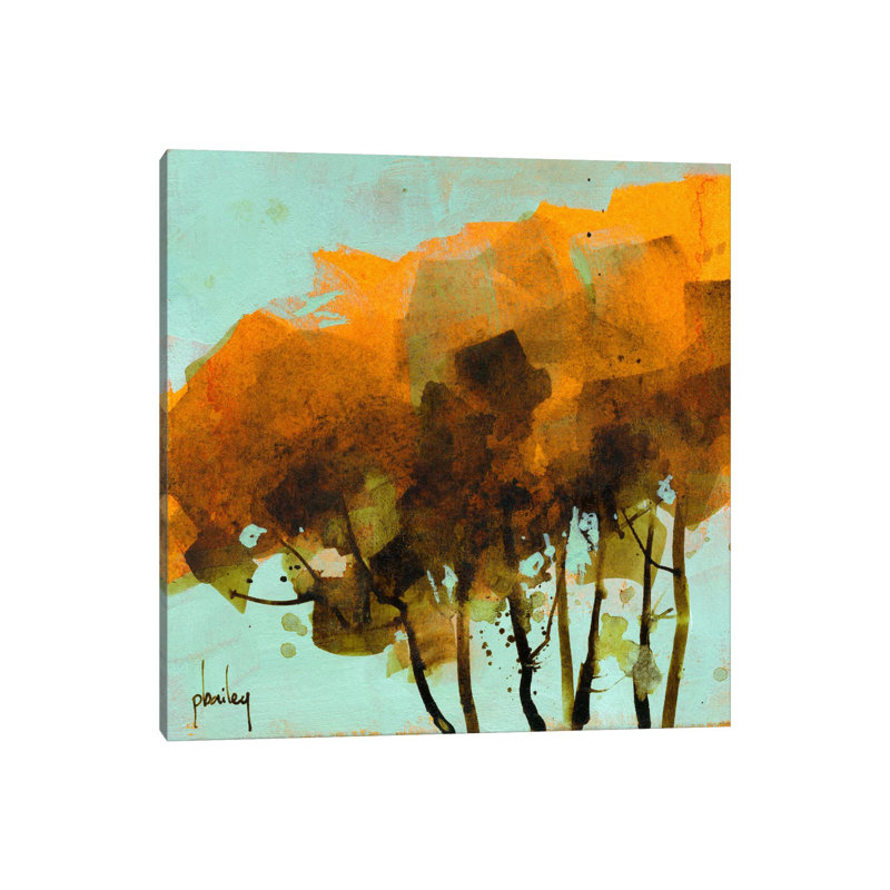 Toile en métal Stepreix - Sept arbres par Paul Bailey