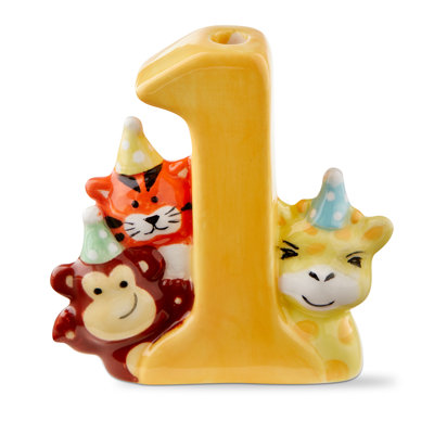 Babys First Cake Topper Candleholder