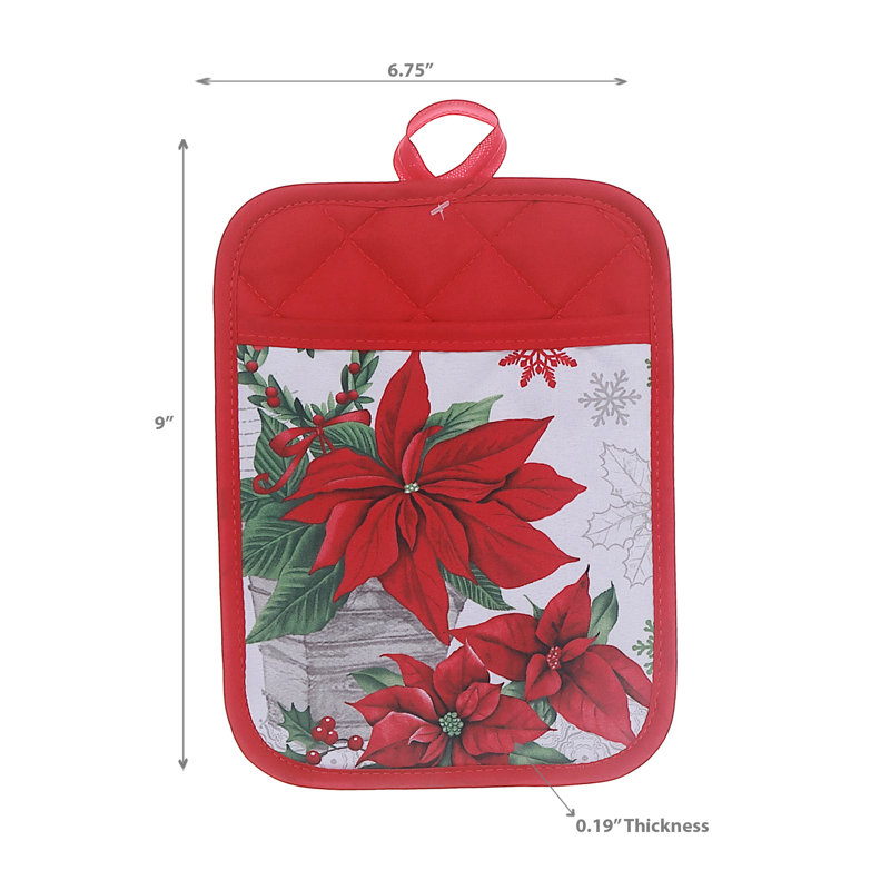 IH Casadécor Ih Casadecor Polyester Blend Potholder Set