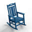 Chaise Adirondack berçante en PEHD pour l'extérieur-1400496665