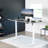 VIVO Single Motor Electric Desk with Push Button Memory Controller-97735788-112376725