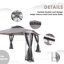 13 pi. L 11 pi. X P 11 pi. D Patio en acier-74038320
