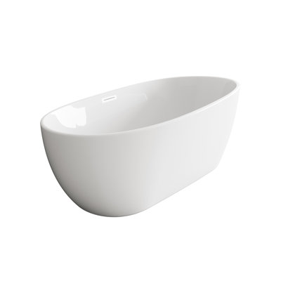 Hudepohl 54'' x 29'' Soaking Acrylic Bathtub