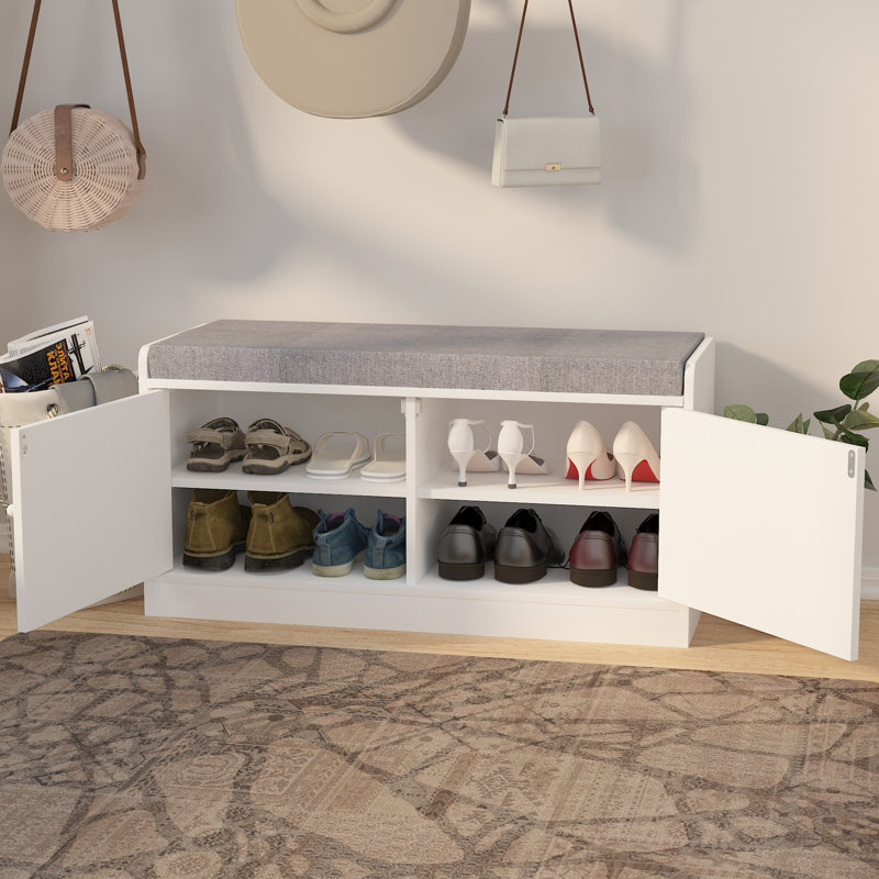 8 Pair Shoe Storage Bench