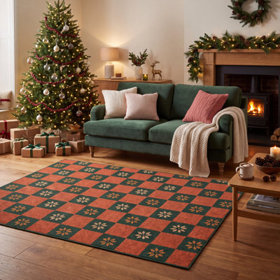 Tapis de Noël moderne Harbiye