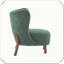 Fauteuil d'appoint rembourré Bella Home Cozy Seating-273769903