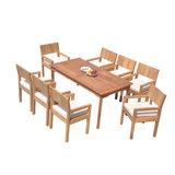 Gaviota Outdoor 7 - Piece Teak Dining Set