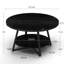 Table basse Jahaira avec tablettes de rangement à 2 niveaux-529450377
