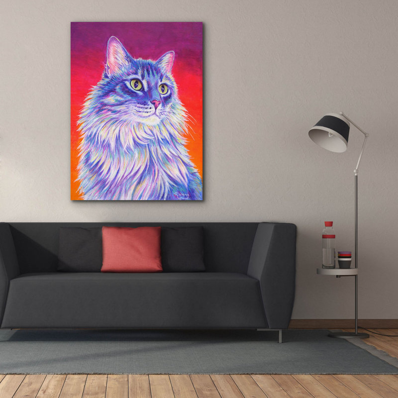 Sur toile, H 54 po x l 40 po x P 1,5 po