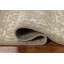 Tapis carré gris en laine gris Oushak