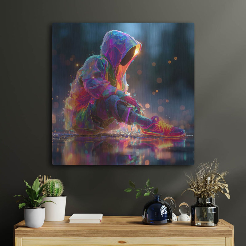  «Wanderer 2» par Ann Klee, art mural en métal, 24 po x 24 po, 24" H x 24" W